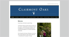 Desktop Screenshot of clairmontoaks.org